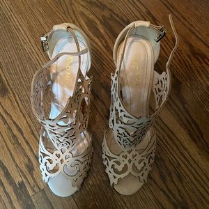 Klub Nico Marcela 3 Heel in ivory leather